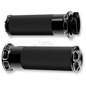 BEVELED FUSION GRIPS CHROME